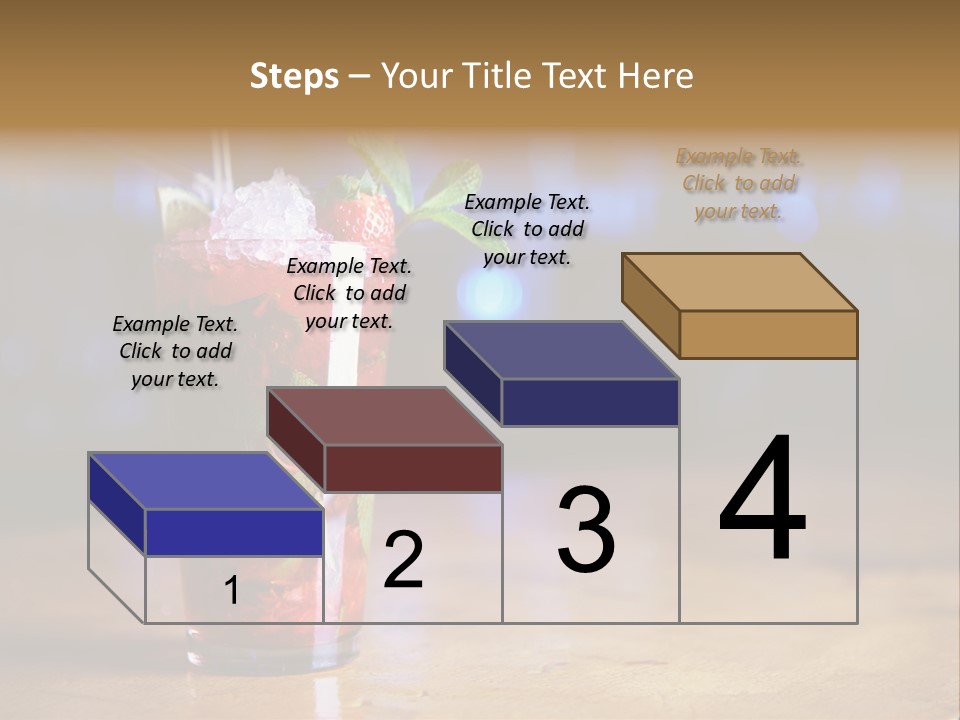 Refreshing Drink Mint PowerPoint Template