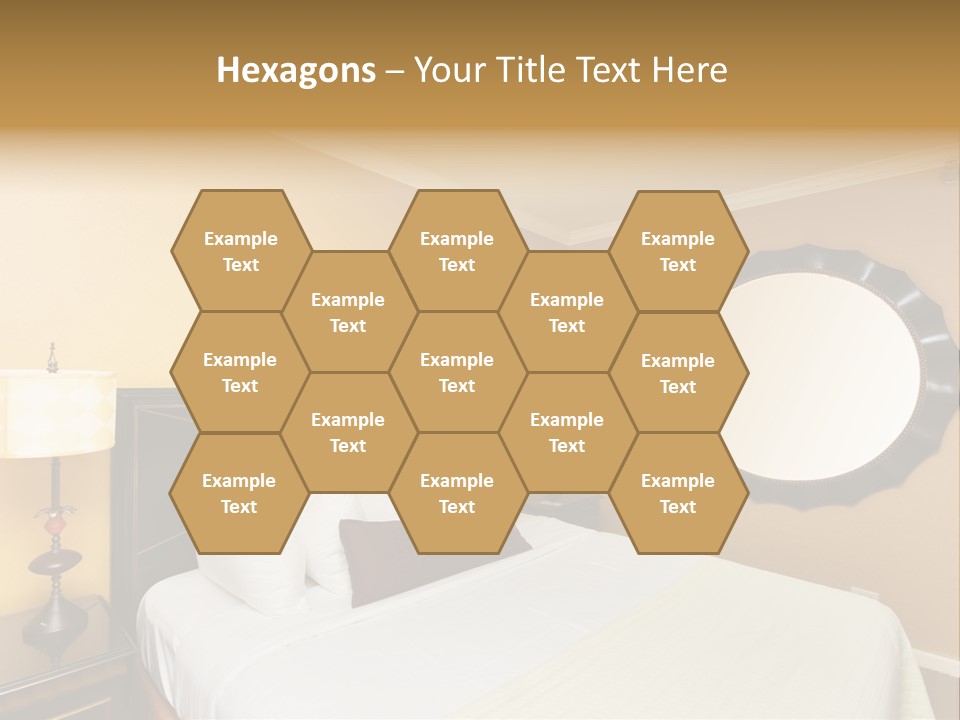 Lamp Sleeping Apartment PowerPoint Template