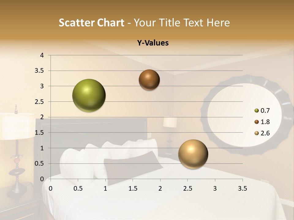 Lamp Sleeping Apartment PowerPoint Template