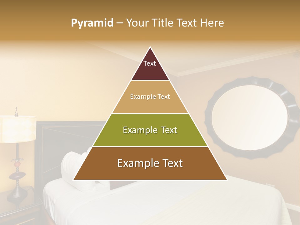 Lamp Sleeping Apartment PowerPoint Template