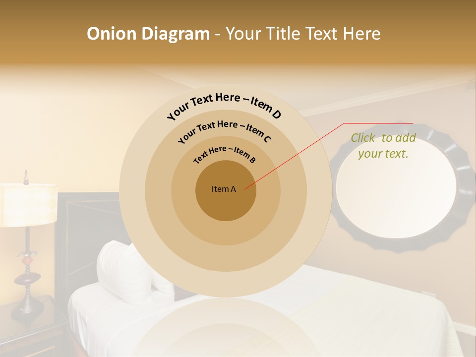 Lamp Sleeping Apartment PowerPoint Template