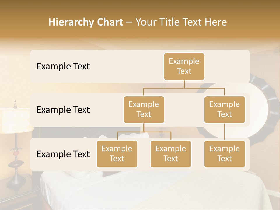 Lamp Sleeping Apartment PowerPoint Template