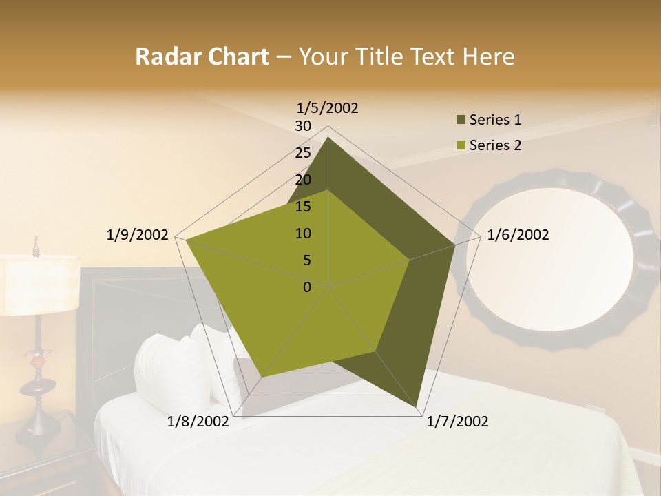 Lamp Sleeping Apartment PowerPoint Template