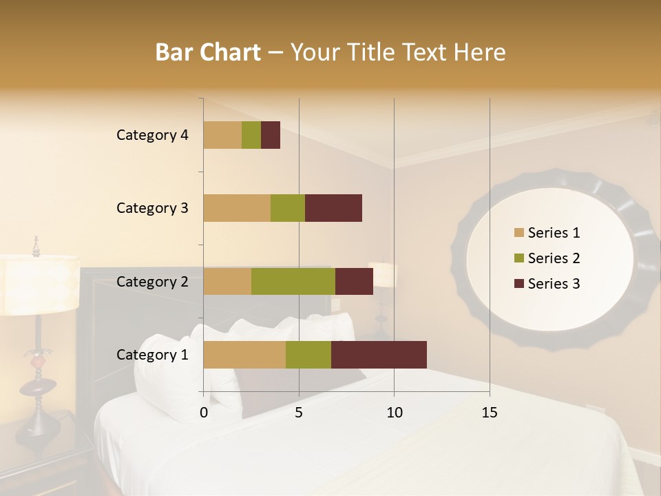 Lamp Sleeping Apartment PowerPoint Template