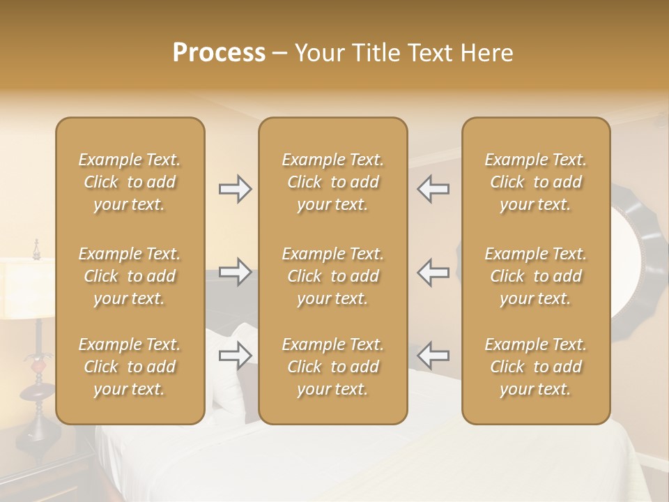 Lamp Sleeping Apartment PowerPoint Template