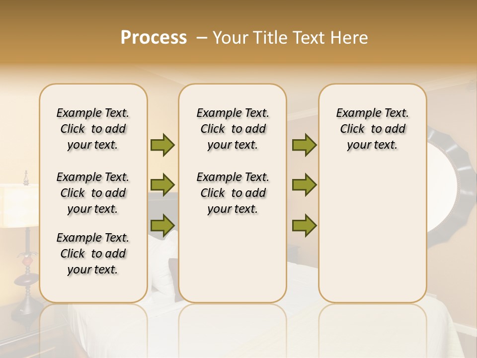 Lamp Sleeping Apartment PowerPoint Template