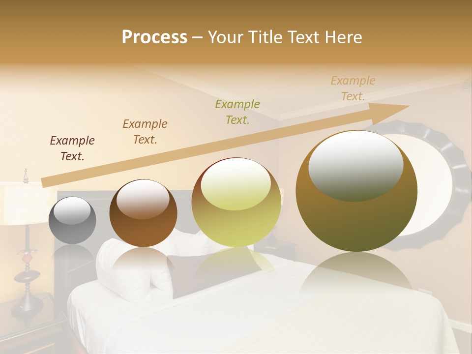 Lamp Sleeping Apartment PowerPoint Template