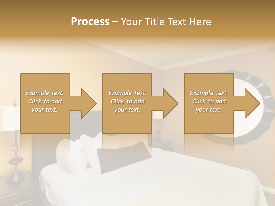 Lamp Sleeping Apartment PowerPoint Template