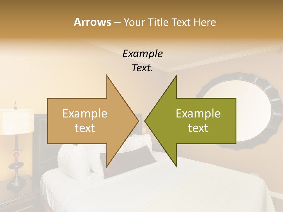 Lamp Sleeping Apartment PowerPoint Template