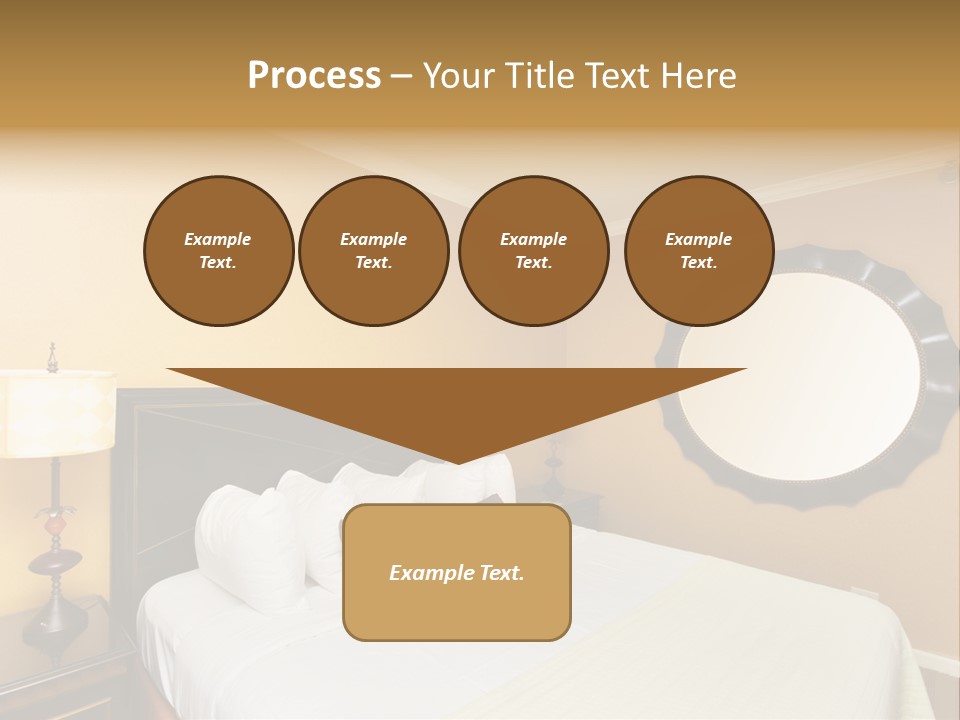 Lamp Sleeping Apartment PowerPoint Template