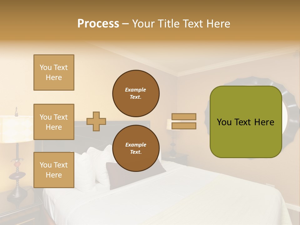 Lamp Sleeping Apartment PowerPoint Template