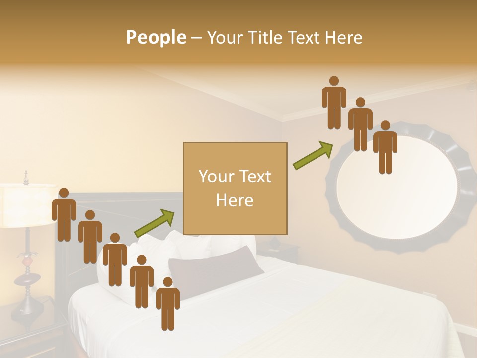 Lamp Sleeping Apartment PowerPoint Template