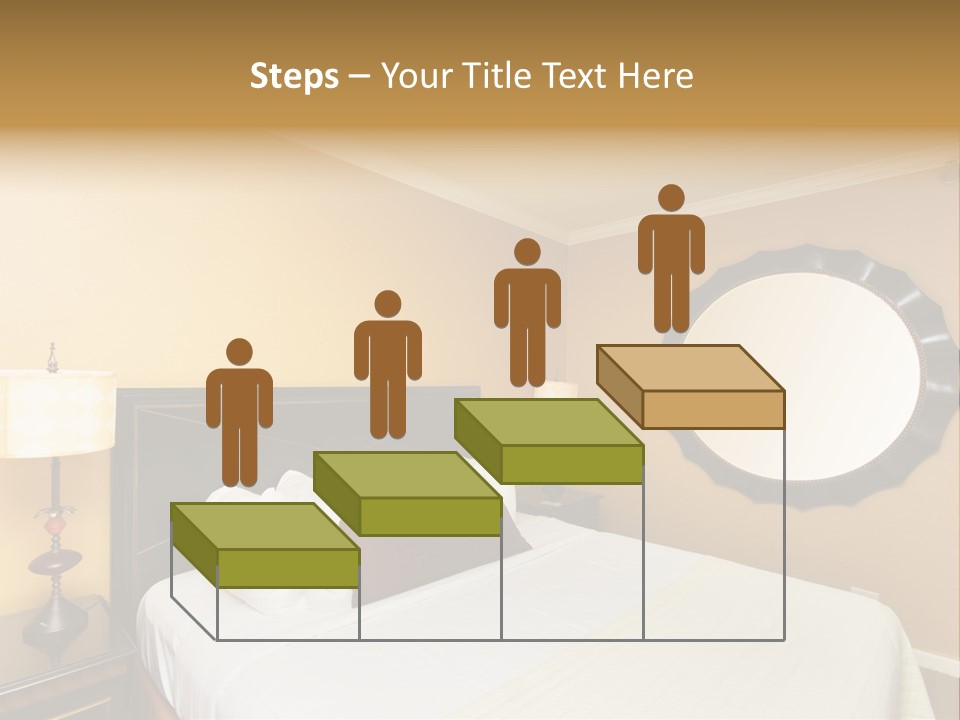 Lamp Sleeping Apartment PowerPoint Template