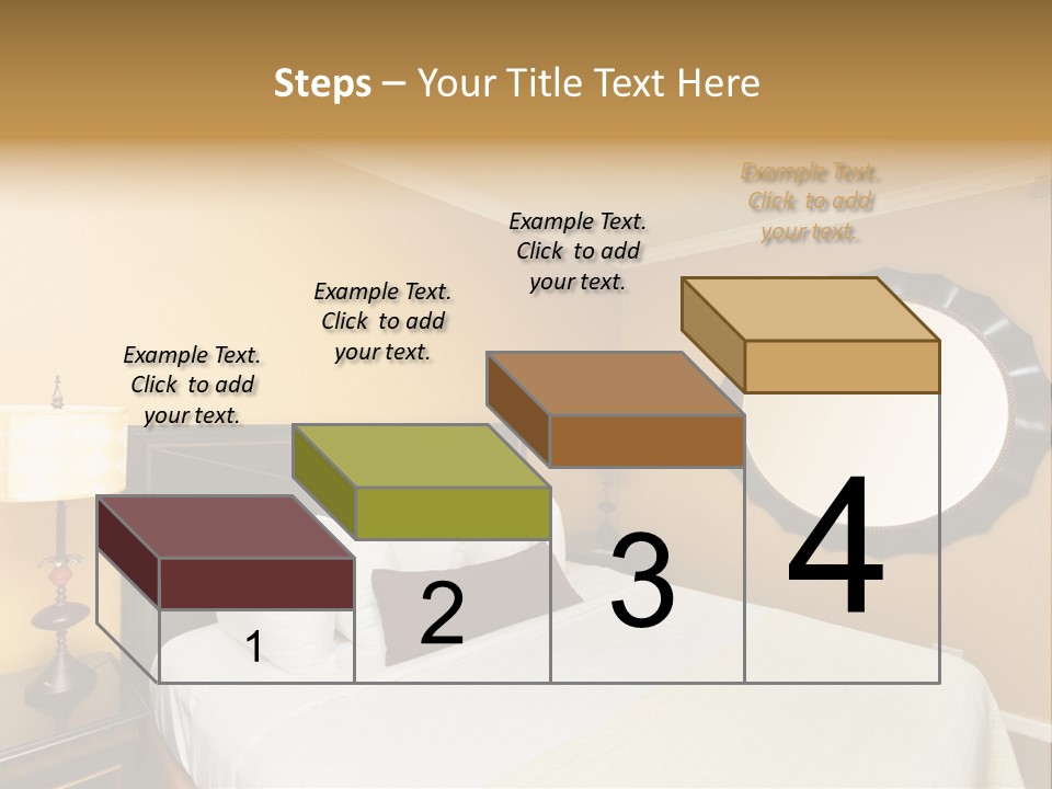 Lamp Sleeping Apartment PowerPoint Template