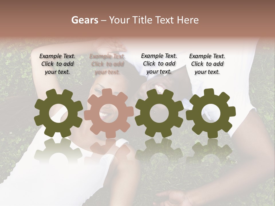 Sister Woman Man PowerPoint Template