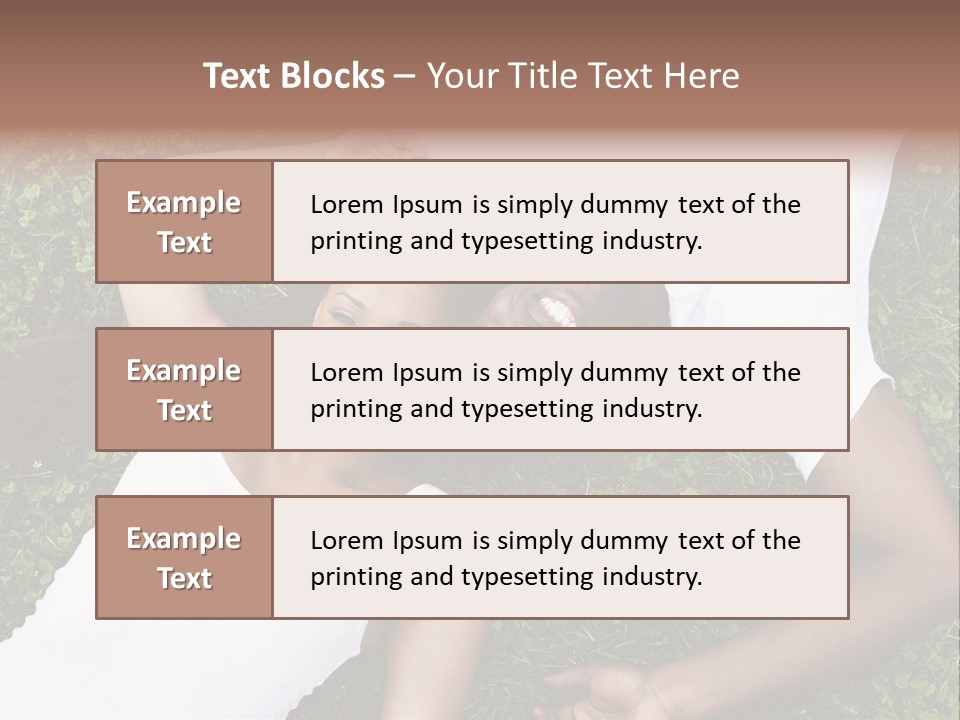 Sister Woman Man PowerPoint Template