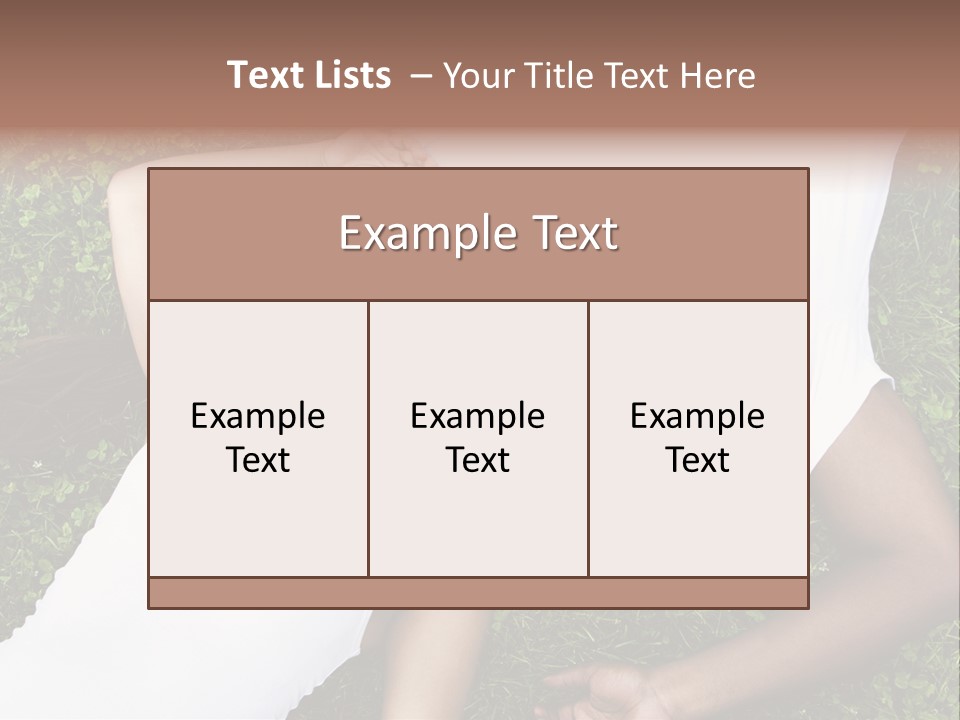 Sister Woman Man PowerPoint Template