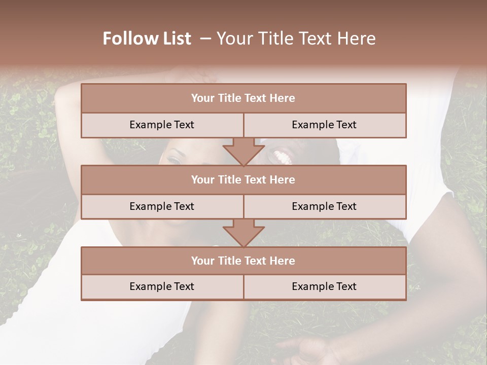 Sister Woman Man PowerPoint Template