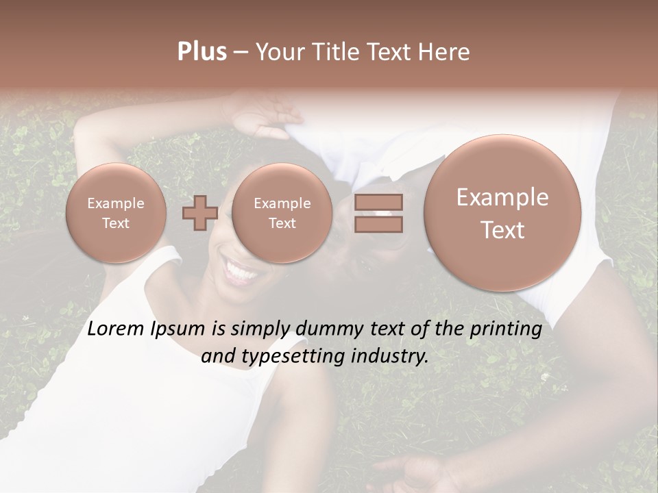 Sister Woman Man PowerPoint Template