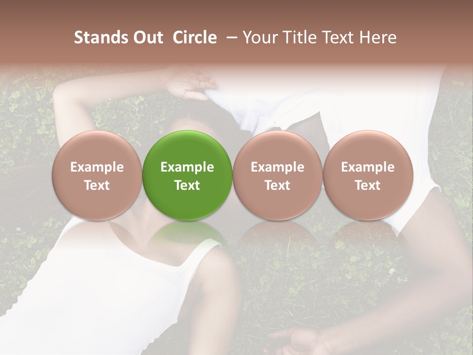 Sister Woman Man PowerPoint Template