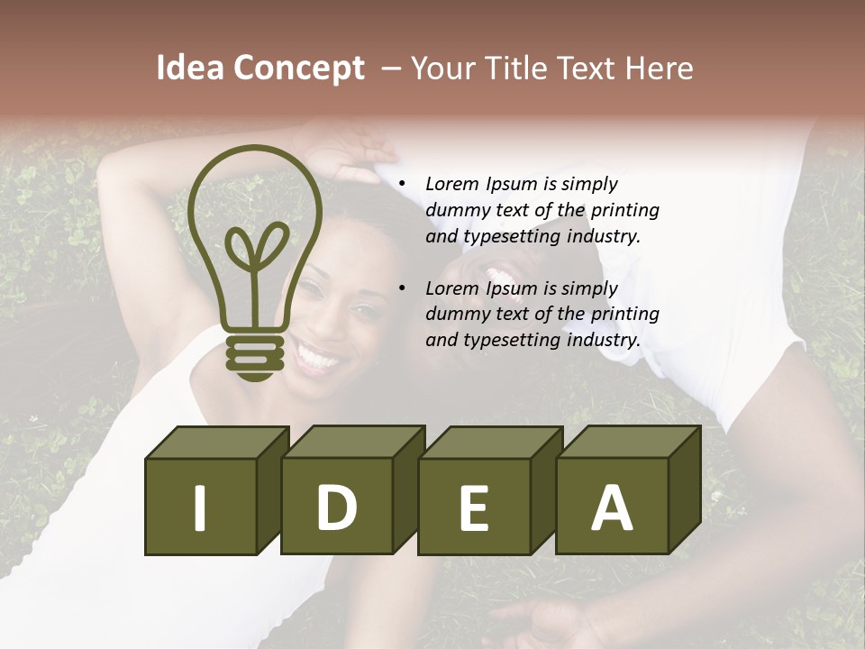 Sister Woman Man PowerPoint Template