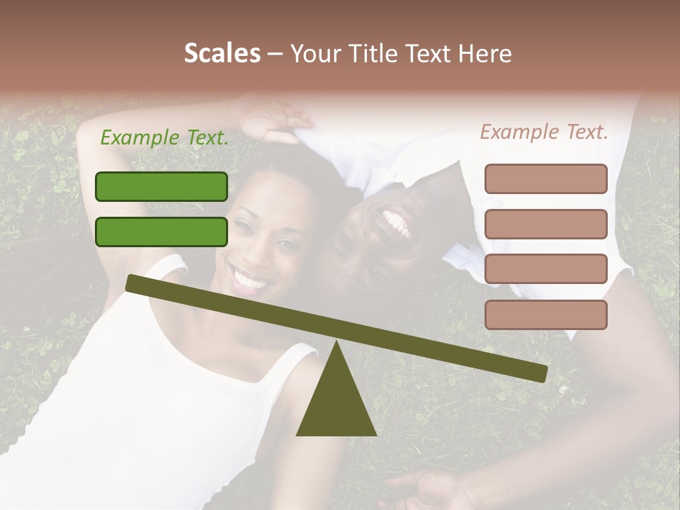 Sister Woman Man PowerPoint Template