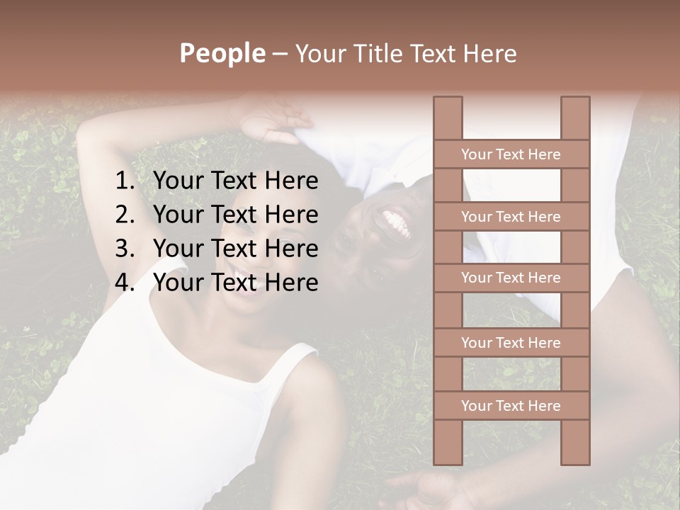 Sister Woman Man PowerPoint Template