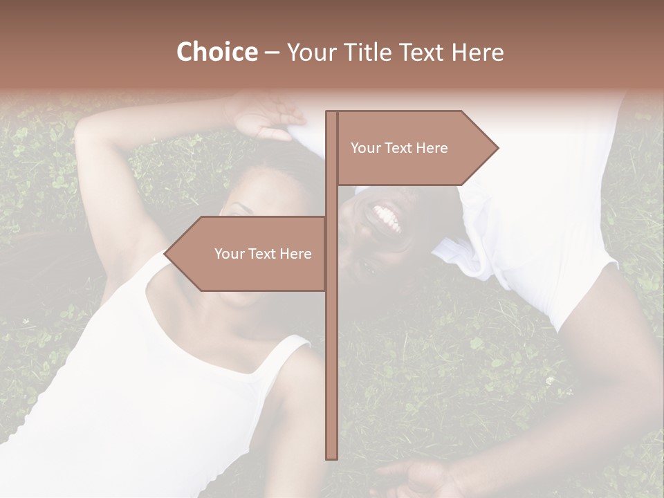 Sister Woman Man PowerPoint Template