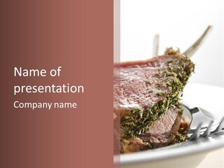 Herb Meal Gourmet PowerPoint Template