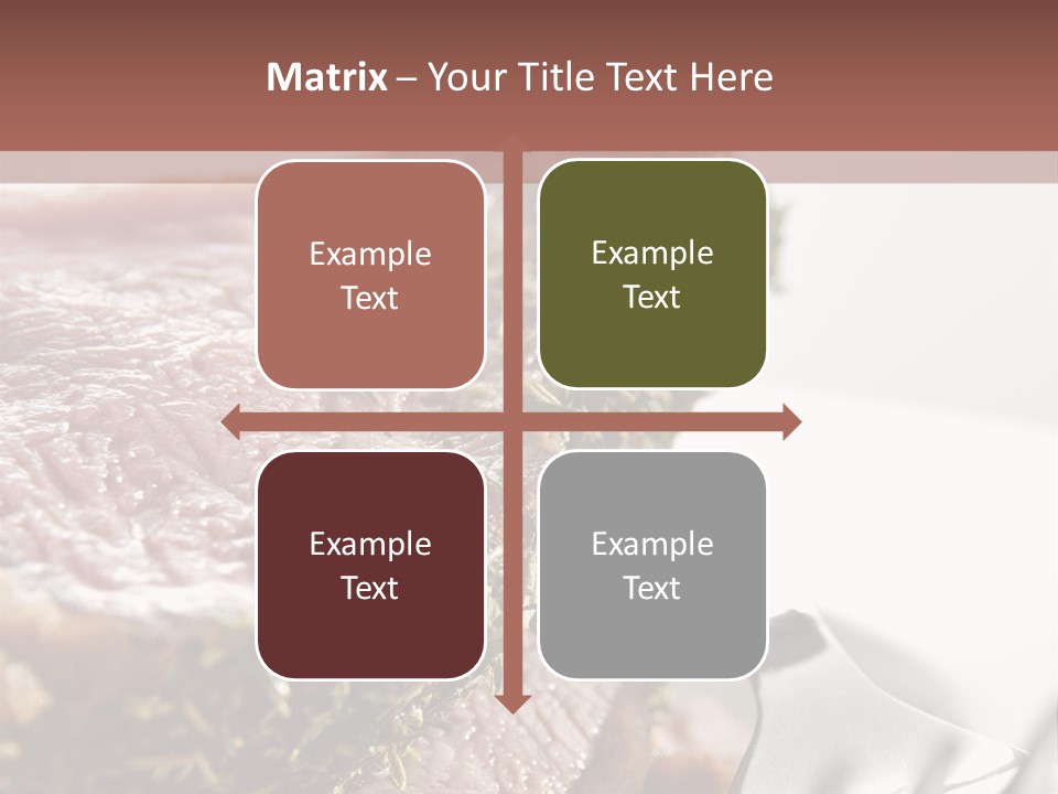 Herb Meal Gourmet PowerPoint Template