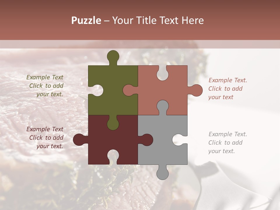 Herb Meal Gourmet PowerPoint Template