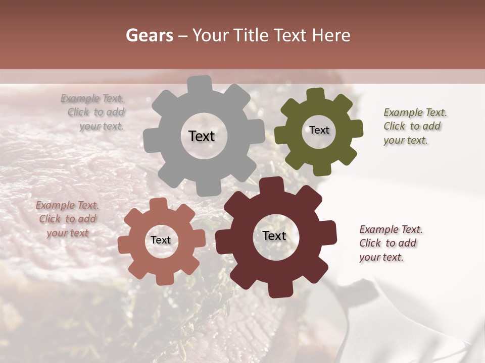 Herb Meal Gourmet PowerPoint Template