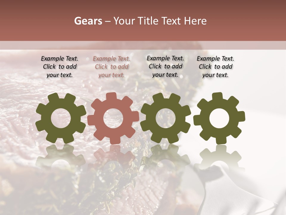 Herb Meal Gourmet PowerPoint Template