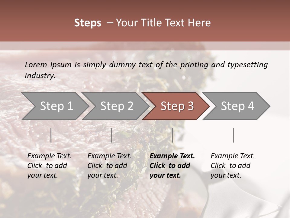 Herb Meal Gourmet PowerPoint Template
