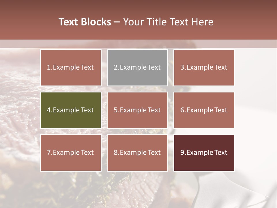 Herb Meal Gourmet PowerPoint Template