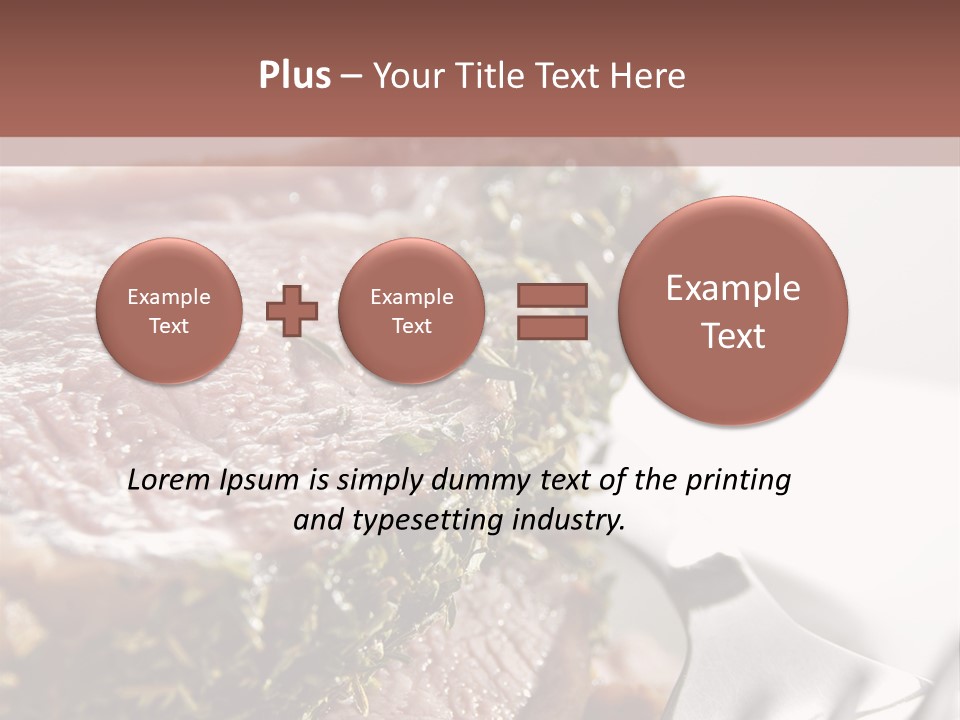 Herb Meal Gourmet PowerPoint Template