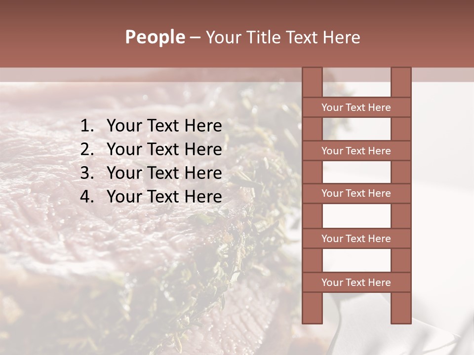 Herb Meal Gourmet PowerPoint Template