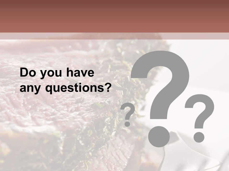 Herb Meal Gourmet PowerPoint Template