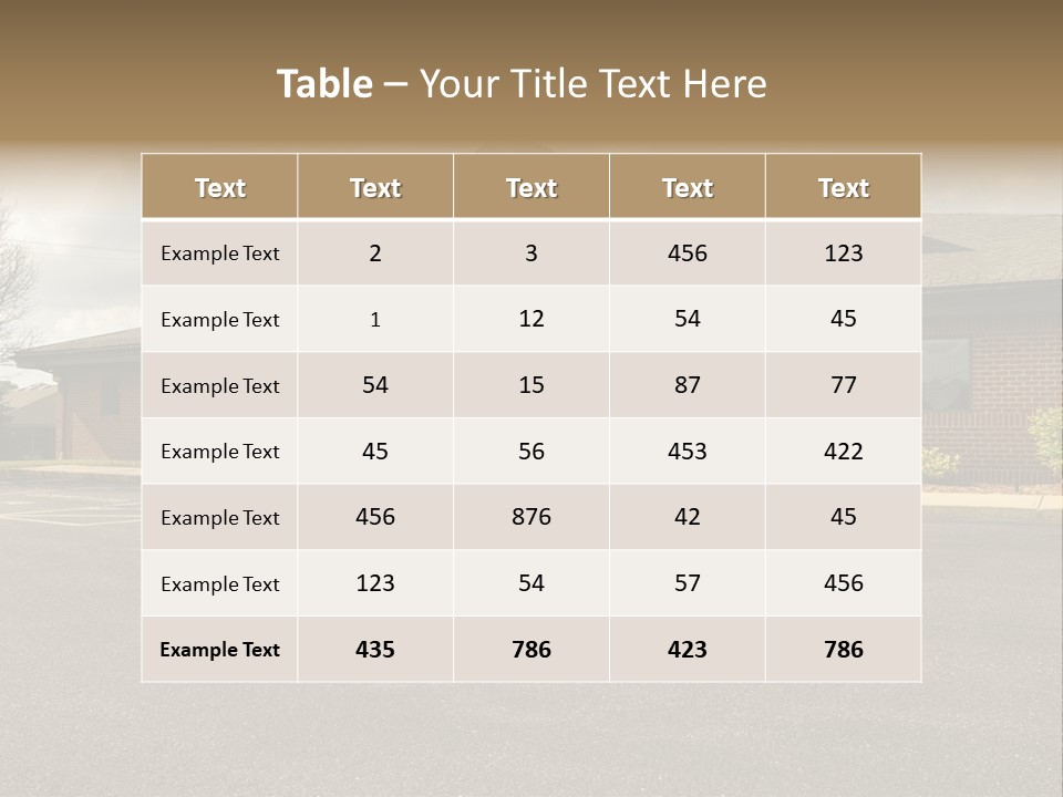 Facade Commerce Company PowerPoint Template