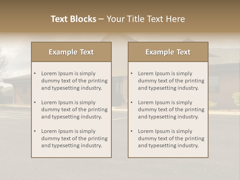 Facade Commerce Company PowerPoint Template
