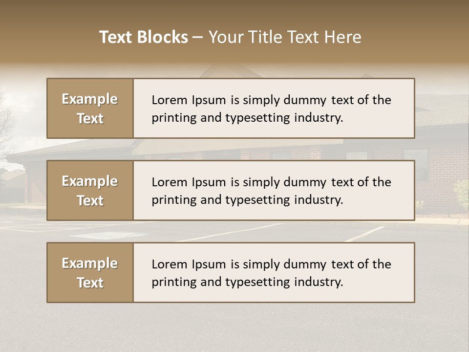 Facade Commerce Company PowerPoint Template