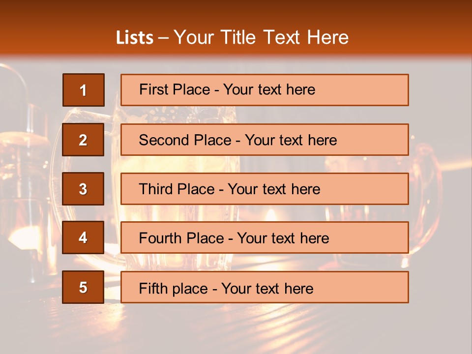Froth Life Amber PowerPoint Template