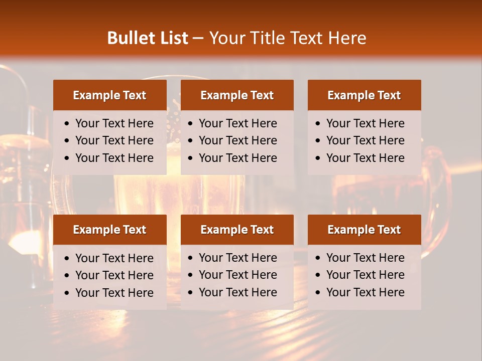 Froth Life Amber PowerPoint Template