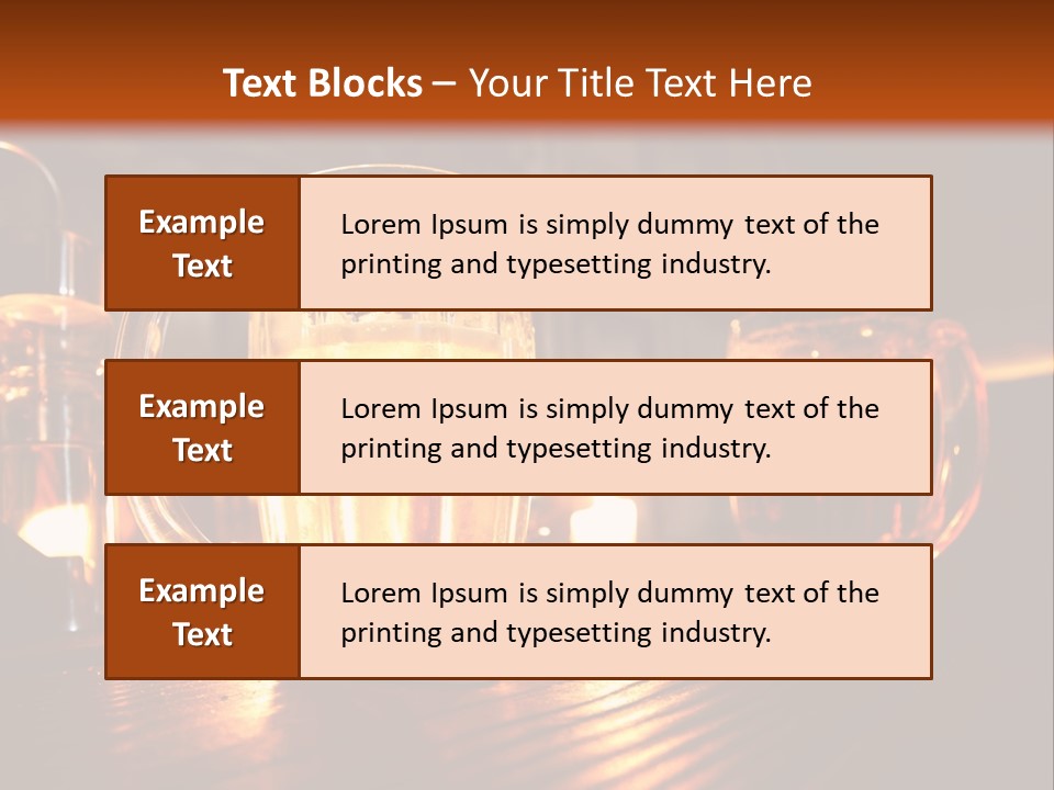 Froth Life Amber PowerPoint Template