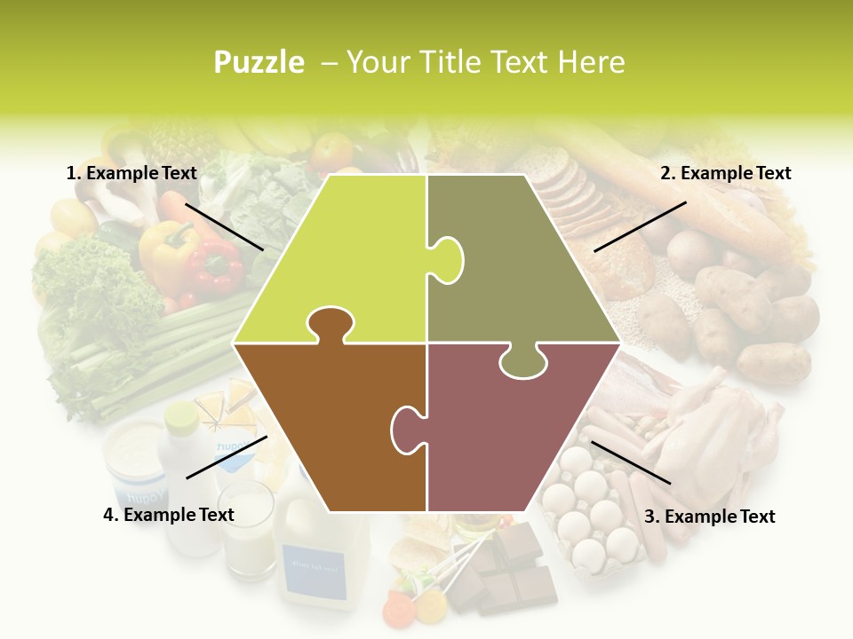 Meat Bread Group PowerPoint Template