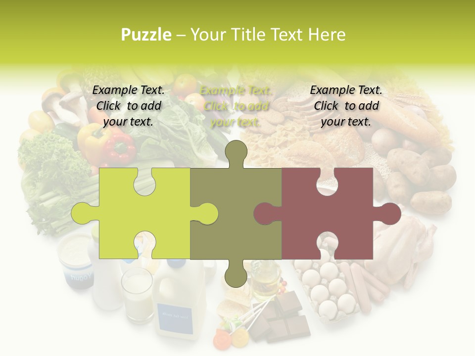 Meat Bread Group PowerPoint Template