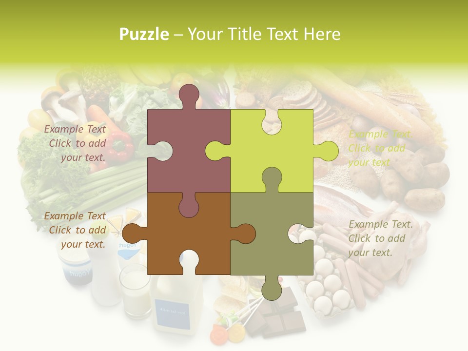 Meat Bread Group PowerPoint Template