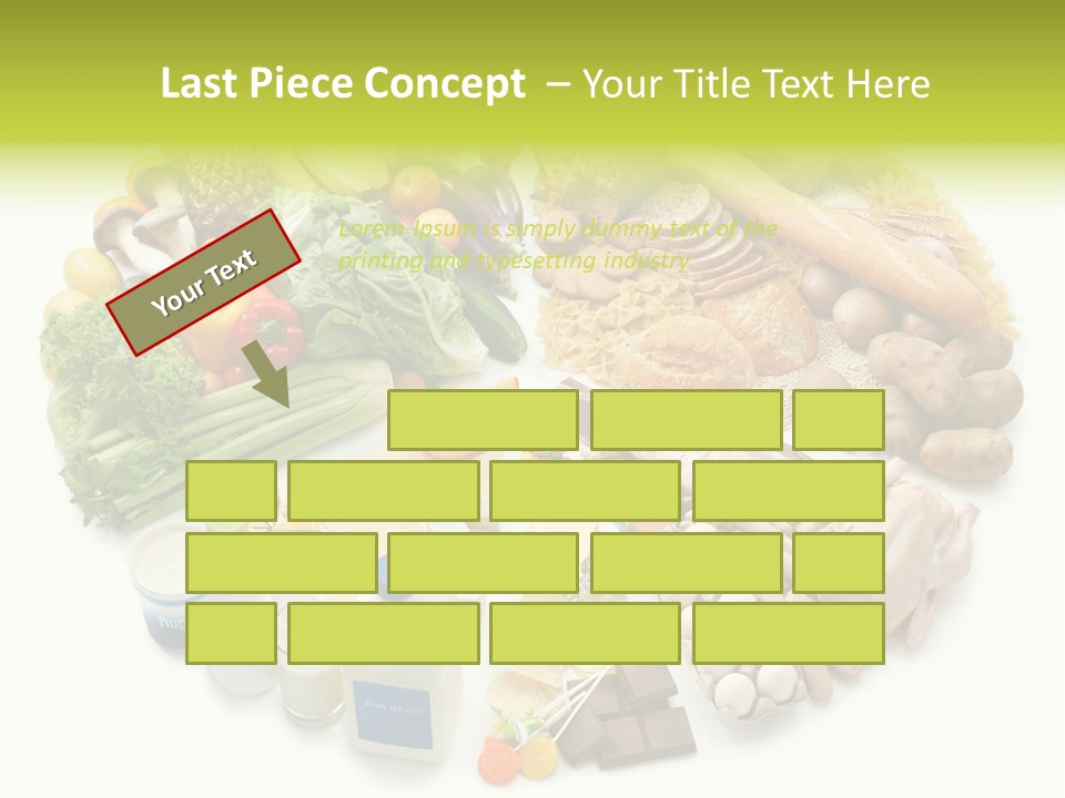 Meat Bread Group PowerPoint Template