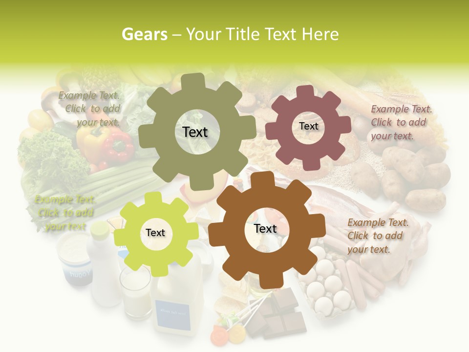 Meat Bread Group PowerPoint Template