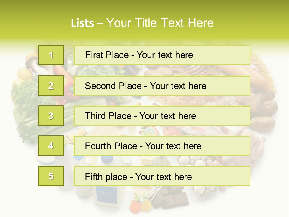 Meat Bread Group PowerPoint Template